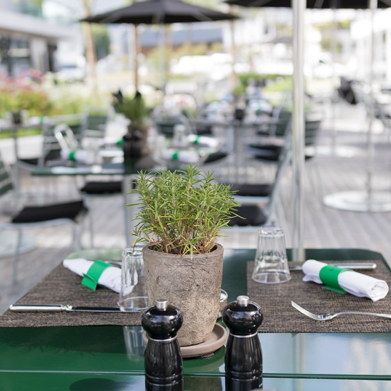 Terrasse des Restaurant Buckhuser